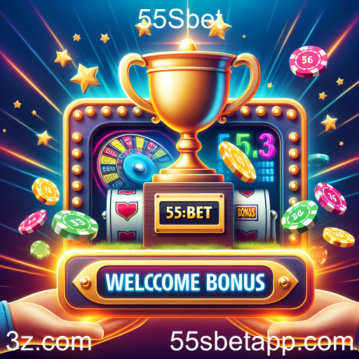 Atraia-se com o Bônus de Boas-Vindas da 55Sbet